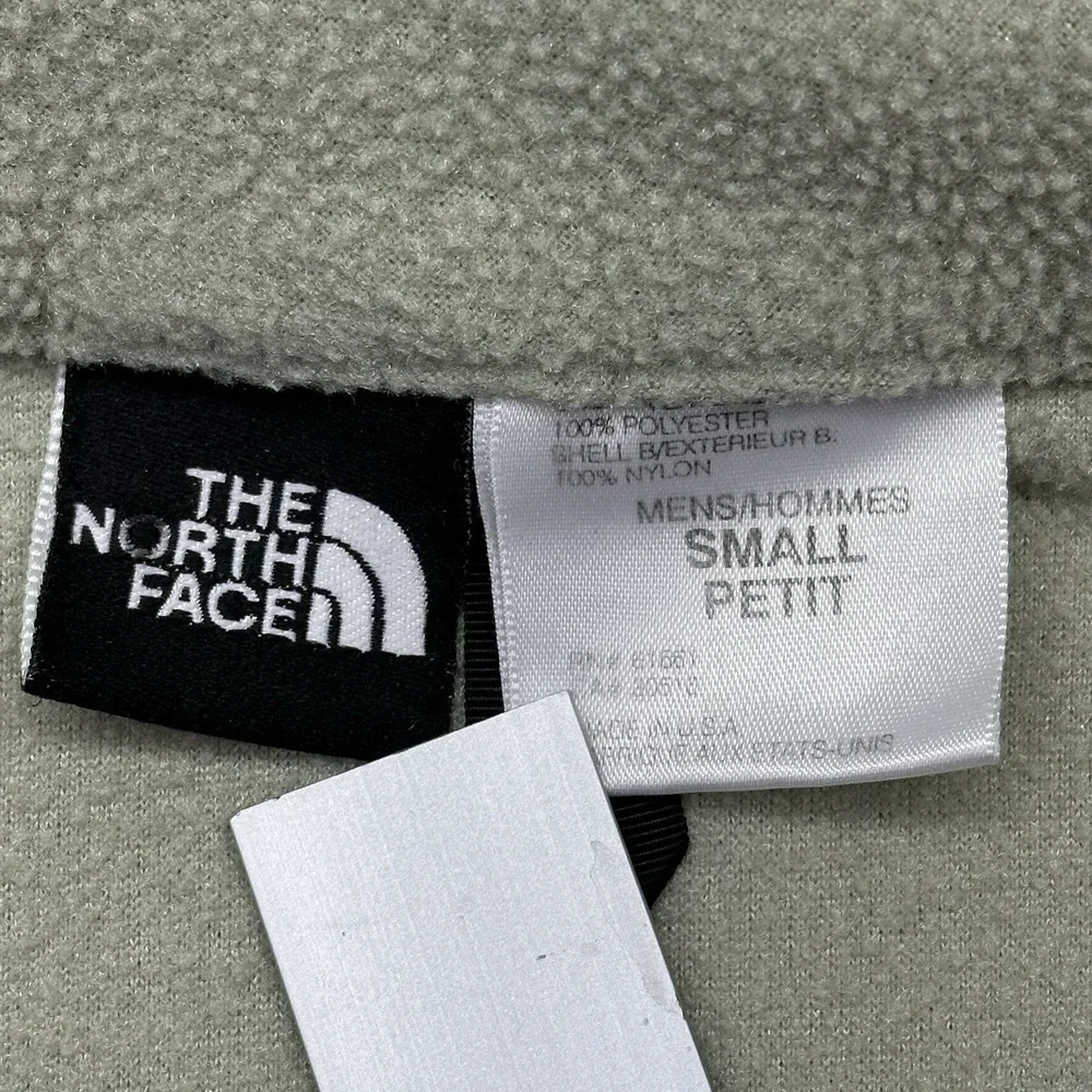 The North Face A24 Mens Small Beige/Black Vintage Snap Fleece Pullover USA Made
